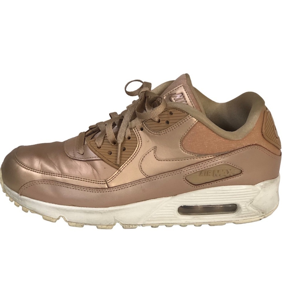 2017 Nike Air Max 90 Premium Copper Metallic Bronze [896497-902] Sneakers 9.5
